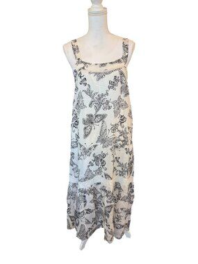 Johnny Was Womens Butterfly Print Maxi Dress S NWT